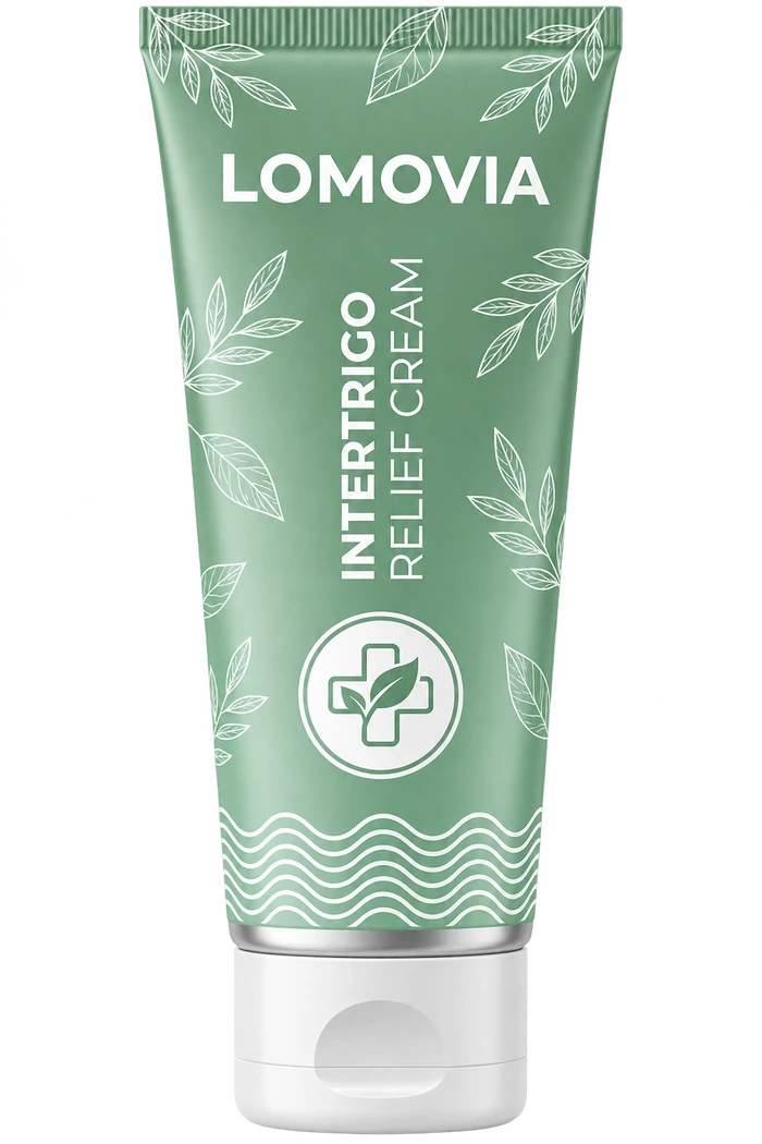 Lomovia Intertrigo Relief Cream – sage green tube